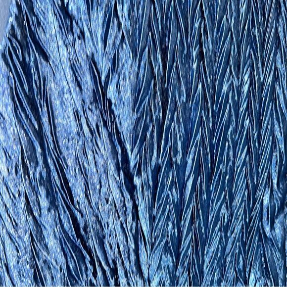 Light in the Box Formal Deep Blue Dress w/Tiered Skirt Textured Crimped Bodice - Picture 7 of 10